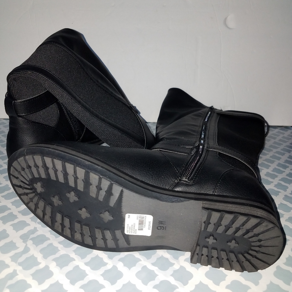 Lane Bryant 9W Wide Calf Ascena Black Boots New - Picture 10 of 15